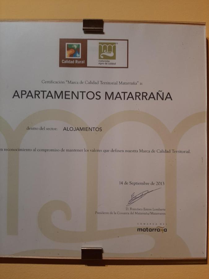 Apartamentos Matarranya Вальдерробрес Экстерьер фото